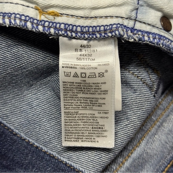 Gap Boot Fit Jeans in Rise Dark Medium Wash 44x32 - Picture 4 of 6